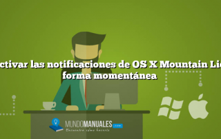 Desactivar las notificaciones de OS X Mountain Lion de forma momentánea