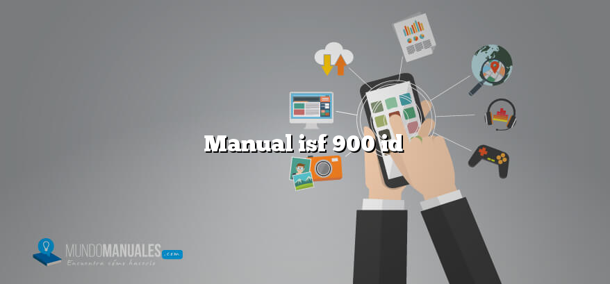 Manual isf 900 id