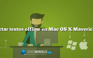Dictar textos offline en Mac OS X Mavericks